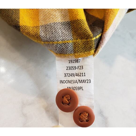 REI Co-Op Heritage Men's Size Small Wallace Lake Flannel Shirt ~NWT *Minor Flaw* - Picture 6 of 10